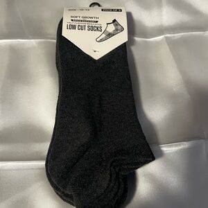 12 pairs Black Low Cut Athletic Socks for Men
